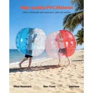 VEVOR aufblasbare Bumper BallS 2er-Pack 1,5m Sumo-Zorb-Bälle für Jugendliche und Erwachsene VEVOR aufblasbare Bumper BallS 2er-Pack 1,5m Sumo-Zorb-Bälle für Jugendliche und Erwachsene