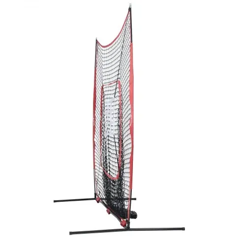 VEVOR 244 x 106 x 211 cm Baseball-Softball-Übungsnetz, Baseball-Trainingsnetz, Schlagen, Fangen, Pitchen, Backstop-Baseballausrüstung mit Bogenrahmen, Tragetasche, Schlagzone, Ball, Ballsammler – Bild 10