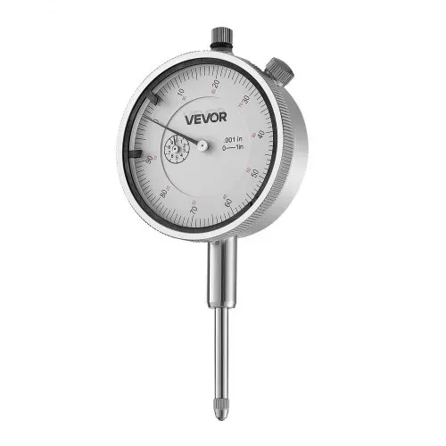 VEVOR Messuhr Imperial, 0,001 Zoll/0,03 mm Genauigkeit, 0–1 Zoll/0–25,4 mm Messbereich, gut lesbares großes Zifferblatt, professionell für Innendurchmessermessung, Rundlauferkennung, Ebenheitsprüfung – Bild 9