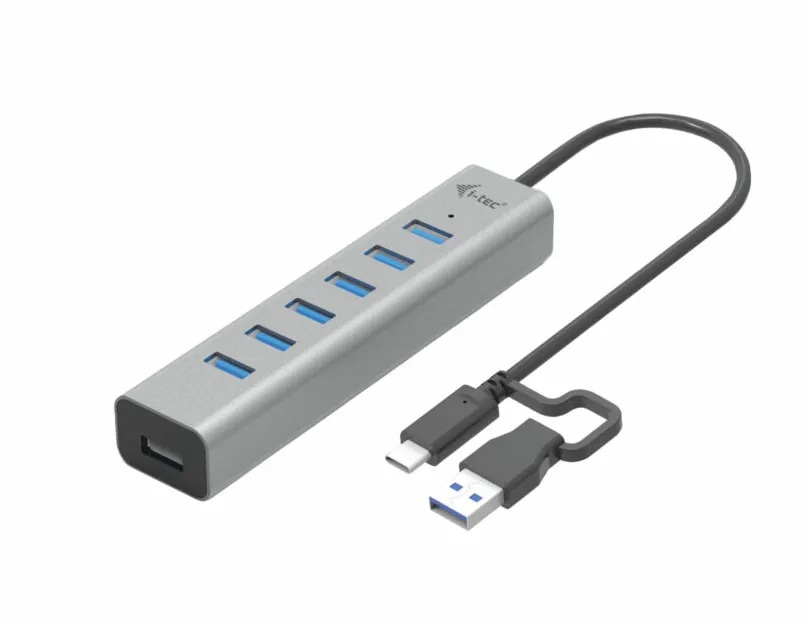 i-tec USB-C/USB-A Charging Metal HUB 7 Port i-tec USB-C/USB-A Charging Metal HUB 7 Port