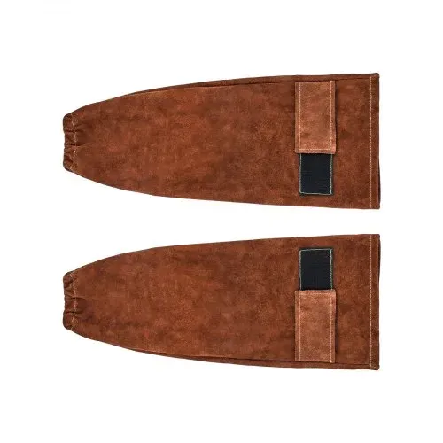 VEVOR Schweißerärmel, 457x95 mm, Schweißerstulpen, Schweißerschutzärmel aus Rindsleder zum Schutz der Arme, Schweißerarmschutz zum Schweißen, Schmieden, Holzarbeiten, Gartenarbeit – Bild 9