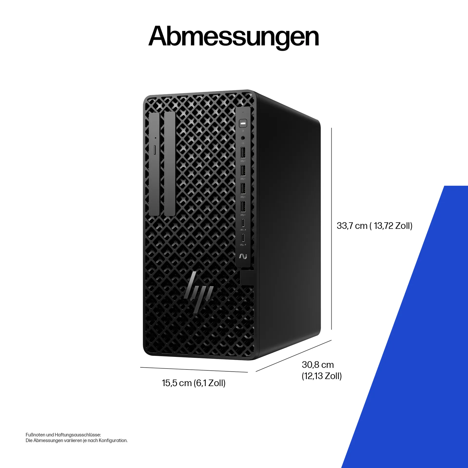 HP Z1 G1i Intel Core Ultra 7 265 32 GB DDR5-SDRAM 1 TB SSD Windows 11 Pro Tower Arbeitsstation AI Workstation, AI PC Schwarz – Bild 5