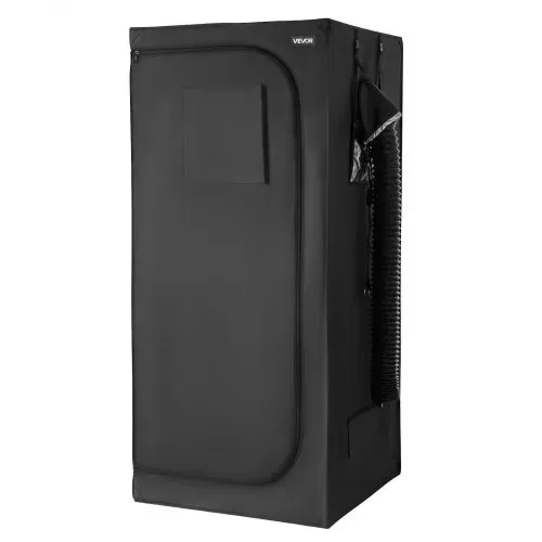 VEVOR Growzelt, 80x80x180 cm, Indoor-Pflanzenzelt mit Vollspektrum-LED-Zuchtlicht & Belüftungssystem, Growbox 600D hochreflektierendes Mylar, Zuchtzelte, Gewächshaus für Blumen & Gemüse – Bild 10
