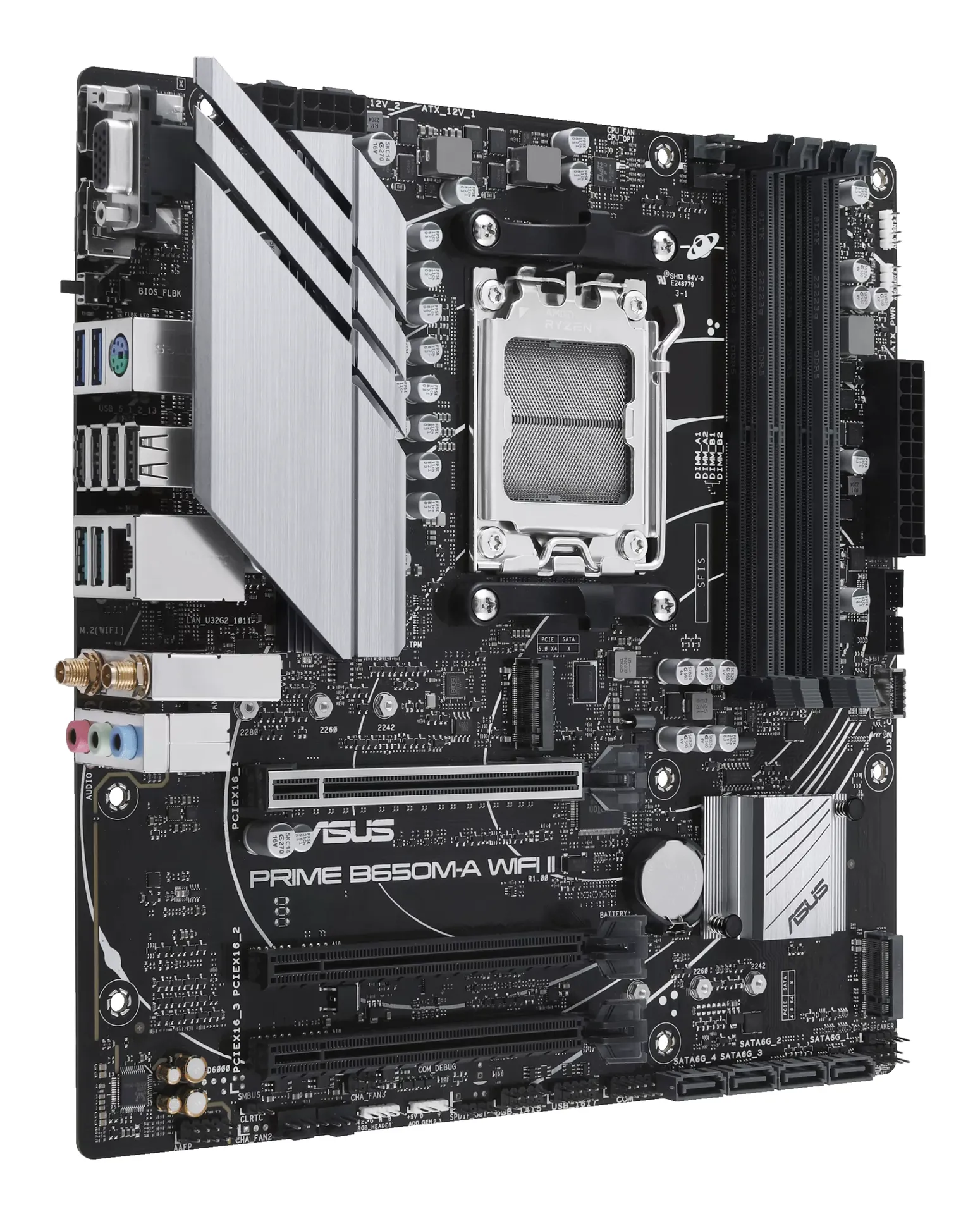 ASUS PRIME B650M-A WIFI II AMD B650 Sockel AM5 micro ATX – Bild 3