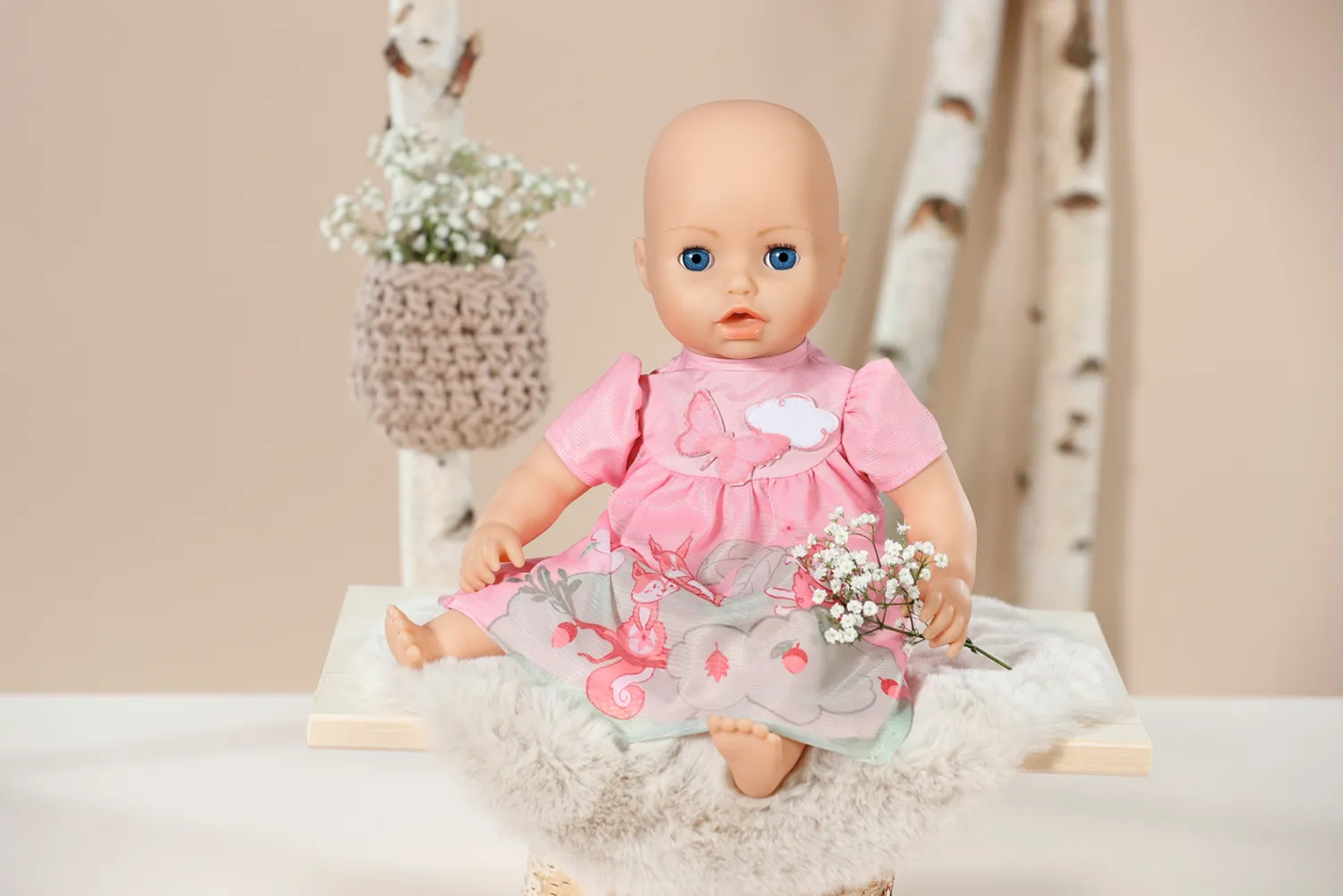 Baby Annabell Dress pink 43cm Puppenkleid – Bild 4