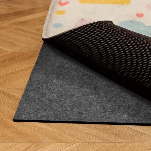 VEVOR Teppichunterlage, Antirutschmatte 2438,4 x 1524 x 5,6 mm, Teppichstopper Zuschneidbar aus Polyester & TPR mit Gummipad, Rutschfest & Wasserfest, Universal für Alle Böden, Schublade & Kofferraum VEVOR Teppichunterlage, Antirutschmatte 2438,4 x 1524 x 5,6 mm, Teppichstopper Zuschneidbar aus Polyester & TPR mit Gummipad, Rutschfest & Wasserfest, Universal für Alle Böden, Schublade & Kofferraum