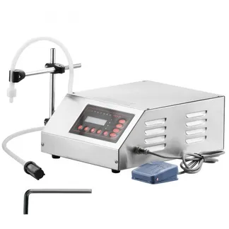 VEVOR GFK-160 Füllmaschine Flüssigkeit 2ML-3500ML 30W Flüssigkeitsabfüllmaschine Abfüller Flüssigkeitsabfüllmaschine VEVOR GFK-160 Füllmaschine Flüssigkeit 2ML-3500ML 30W Flüssigkeitsabfüllmaschine Abfüller Flüssigkeitsabfüllmaschine