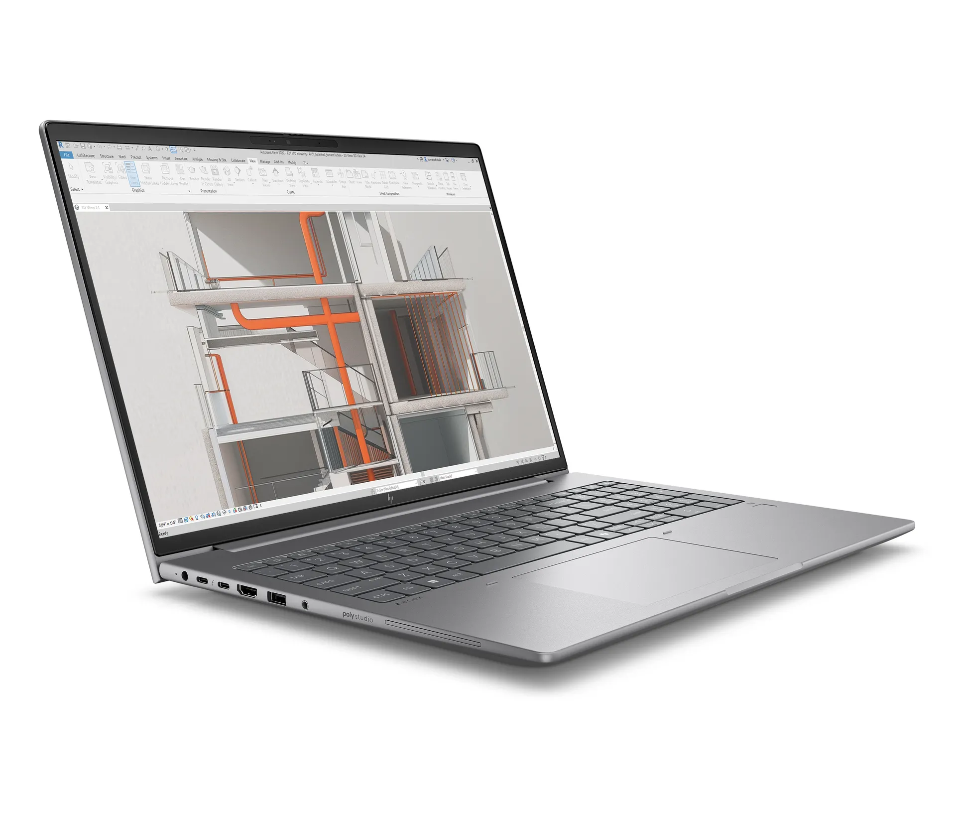 HP Zbook X G1i Intel Core Ultra 9 285H 40,6 cm (16") WQUXGA 64 GB DDR5-SDRAM 1 TB SSD NVIDIA RTX PRO 2000 Blackwell Wi-Fi 6E (802.11ax) Windows 11 Pro AI Workstation, AI PC Silber – Bild 2