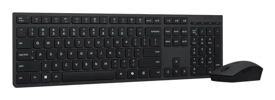 Lenovo 4X31R64328 Tastatur Maus enthalten Büro RF Wireless + Bluetooth Deutsch Schwarz – Bild 2