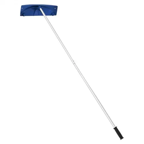 VEVOR Schneedachrechen, 60 cm Klinge aus PP, 118–555 mm verstellbarer Schneeschieber mit Rädern, Schneeräumwerkzeug mit rutschfestem Griff, Hausdachrechen zum Entfernen von Laub & Schnee – Bild 10