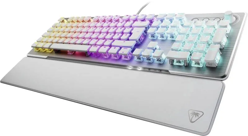 Turtle Beach Vulcan II Tastatur Gaming USB Deutsch Weiß – Bild 2