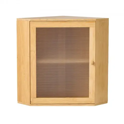 VEVOR Eck-Brotkasten 2 Ebenen Acrylfenster Brotbox 321x321x427mm Bambusholz Ideal für Bagels, Muffins & Selbstgebackenes Brot, Magnetverschluss & 3-Stufig Höhenverstellbarer Einlegeboden, Belüftet – Bild 9