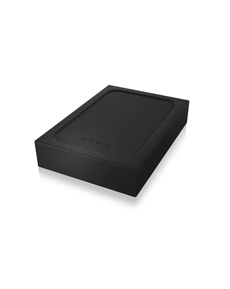 ICY BOX IB-256WP, Ext. Gehäuse für 2,5" SATA HDD/SSD (bis 15mm BH), USB 3.2 Gen 1, UASP, Schreibschutz-Funktion, Aluminium, Silikonhülle – Bild 2