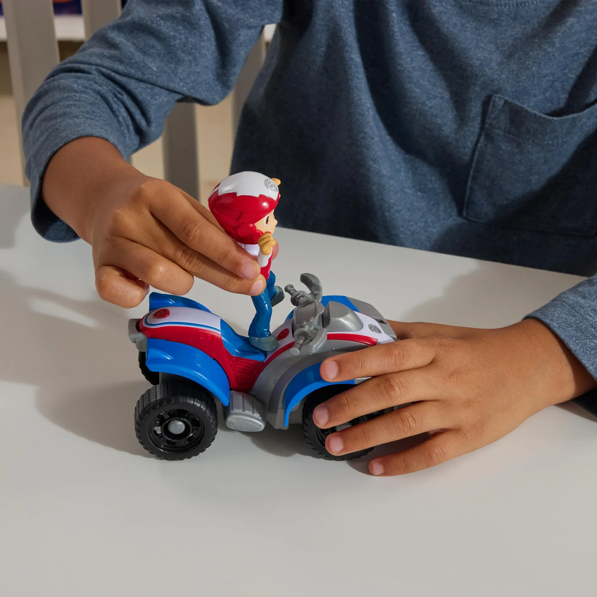 PAW Patrol - Ryder-Figur mit Quad-Rettungsfahrzeug, stabiles Basis-Fahrzeug (2025), authentisches Spielzeug zur Serie für Kinder ab 3 Jahren – Bild 3