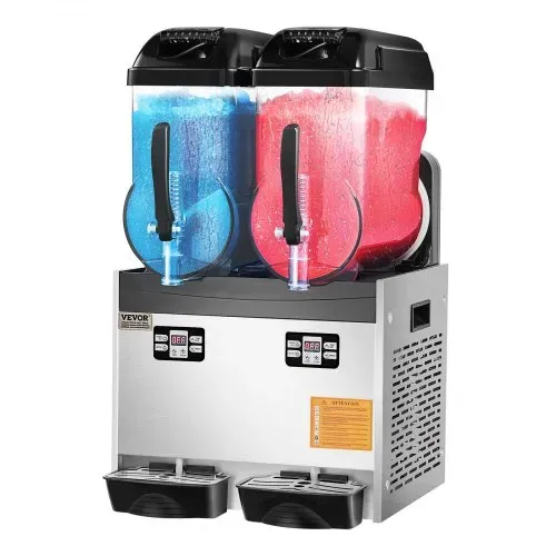 VEVOR kommerzielle Slush-Maschine 12 L x 2 Doppeltank Slush-Eismaschine Slushy Machine für gefrorene Getränke, 96 Tassen Margarita-Smoothie-Maschine für Partys zu Hause Restaurants Cafés Bars – Bild 9