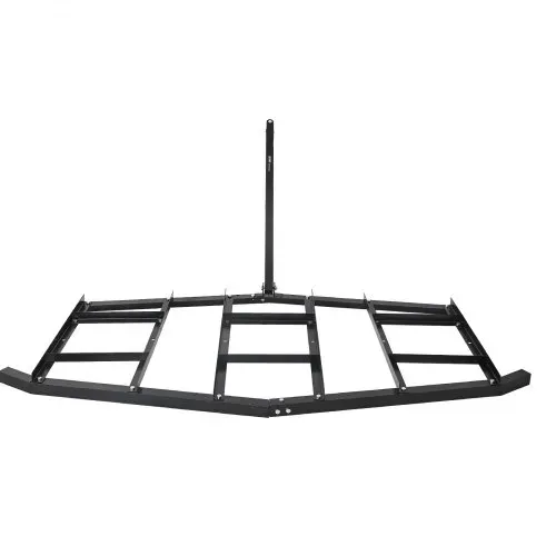 VEVOR Schleppegge, 2150x2120x110mm, Wiesenschleppe zum Hinterherziehen, Q235 Stahl-Einfahrtsplaniergerät mit verstellbaren Stangen & Bolzenkupplung, Traktor-Einfahrtsegge für Geländefahrzeuge, UTVs – Bild 9