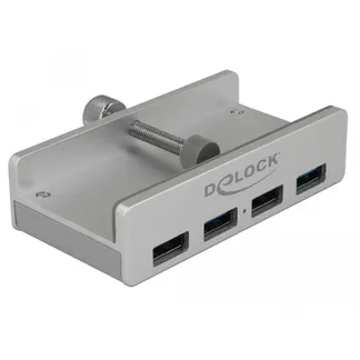 Externer USB 3.0 4 Port Hub mit Feststellschraube, USB-Hub Externer USB 3.0 4 Port Hub mit Feststellschraube, USB-Hub