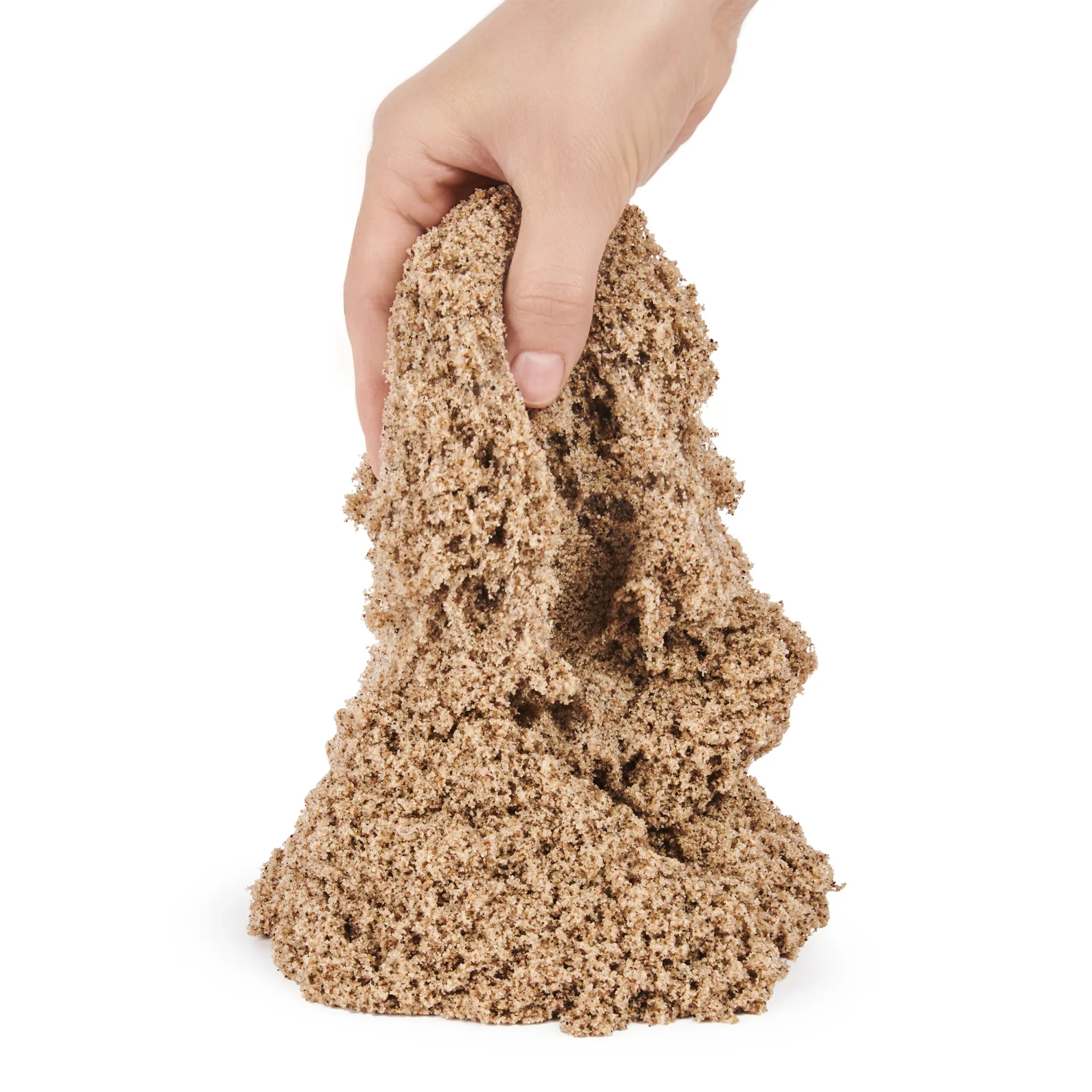 Kinetic Sand - 5 kg naturbraun, magischer kinetischer Sand für Indoor-Sandspiel, Original aus Schweden, bekannt aus Kindergärten, für kreatives, entspanntes Indoor-Sandspiel, ab 3 Jahren – Bild 3