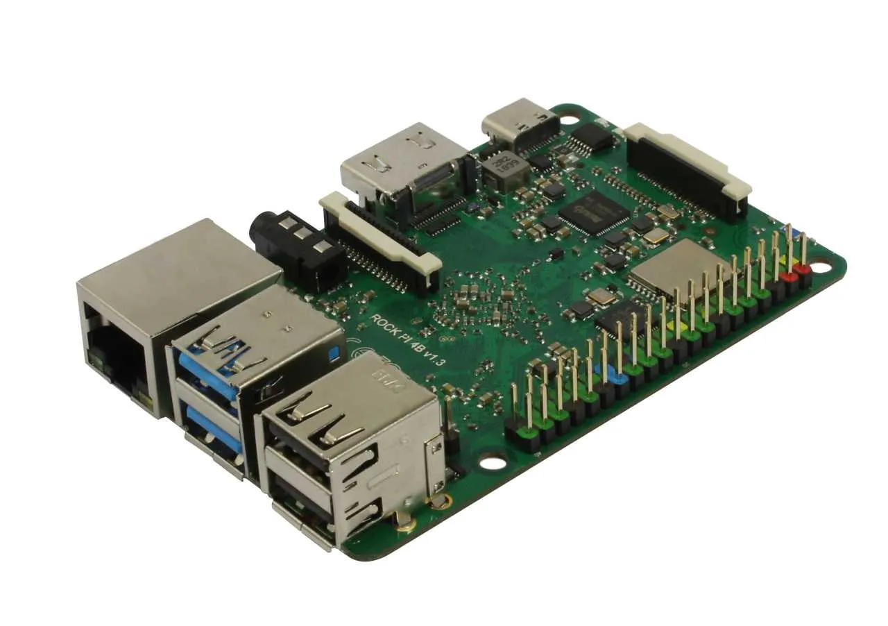 Rock Pi 4 Model A 4GB (ohne WLAN/Bluetooth/PoE) – Bild 2