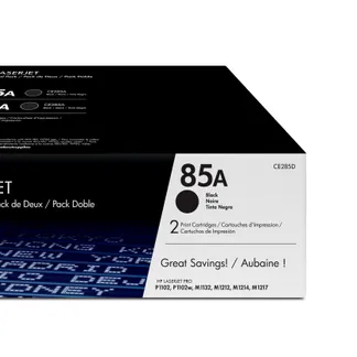 HP 85A 2er-Pack Schwarz Original LaserJet Tonerkartuschen HP 85A 2er-Pack Schwarz Original LaserJet Tonerkartuschen