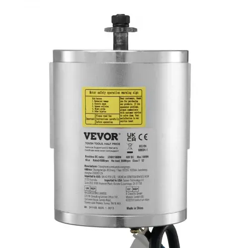VEVOR 1800 W elektrischer bürstenloser Gleichstrommotor-Bausatz – 48 V 4500 U/min Elektromotor mit verbessertem Drehzahlregler & Gasgriff-Bausatz für Go Karts E-Bike Motorrad Roller Heimwerker – Bild 9