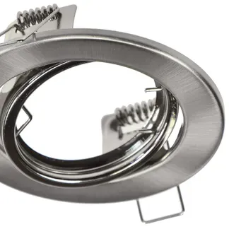 Einbaustrahler “ST-88 Eco” schwenkbar für 50mm Leuchtmittel, Chrom matt Einbaustrahler “ST-88 Eco” schwenkbar für 50mm Leuchtmittel, Chrom matt