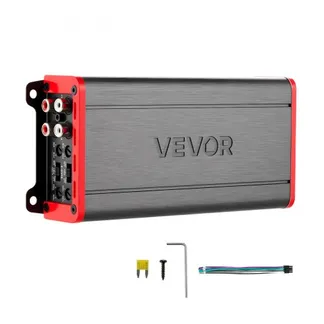 VEVOR Autoverstärker 4-Kanal, Endstufe Klasse D Überbrückbar, Max. 4 x 272 W an 4 Ohm / 4 x400 W an 2 Ohm, Hochleistungsverstärker für SUVs Pickups Geländewagen Mehrkanal-Audioverstärker VEVOR Autoverstärker 4-Kanal, Endstufe Klasse D Überbrückbar, Max. 4 x 272 W an 4 Ohm / 4 x400 W an 2 Ohm, Hochleistungsverstärker für SUVs Pickups Geländewagen Mehrkanal-Audioverstärker