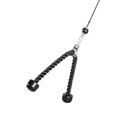 VEVOR Kabelzug, 1 Stück Latzug bis 127 kg Belastbar, Krafttrainingsgerät mit Latzugstange Seilzug, Übungen für Arme Rücken Schultern, Pulley System DIY Latzugturm für Heimtrainer Fitnesscenter Zuhause – Bild 10