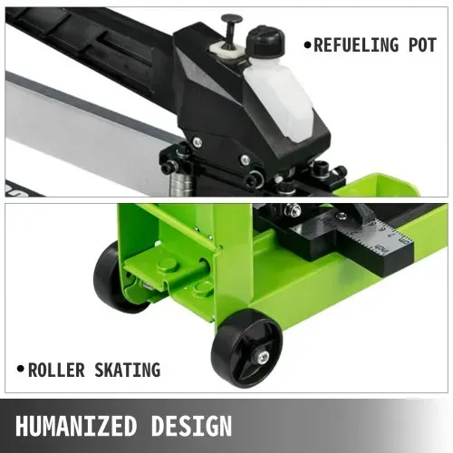 VEVOR Manuelle Fliesenschneidmaschine 1000mm, Fliesen Schneidemaschine Min. Schnittbreite 35mm, Professioneller Fließenschneider Bodenplatte 10cm, Infrarotpostionierung, Bodenfliese, Keramik,16 kg – Bild 5