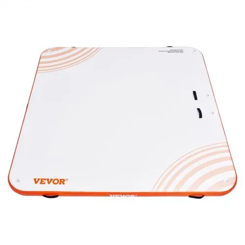 VEVOR Aufblasbares Schwimmdock, 2,13 x 2,13 m, aufblasbare Dockplattform, rutschfeste Wasser-Schwimmdockmatte mit tragbarer Tragetasche und abnehmbarer Leiter, Schwimmplattform-Inselfloß für Pool – Bild 10