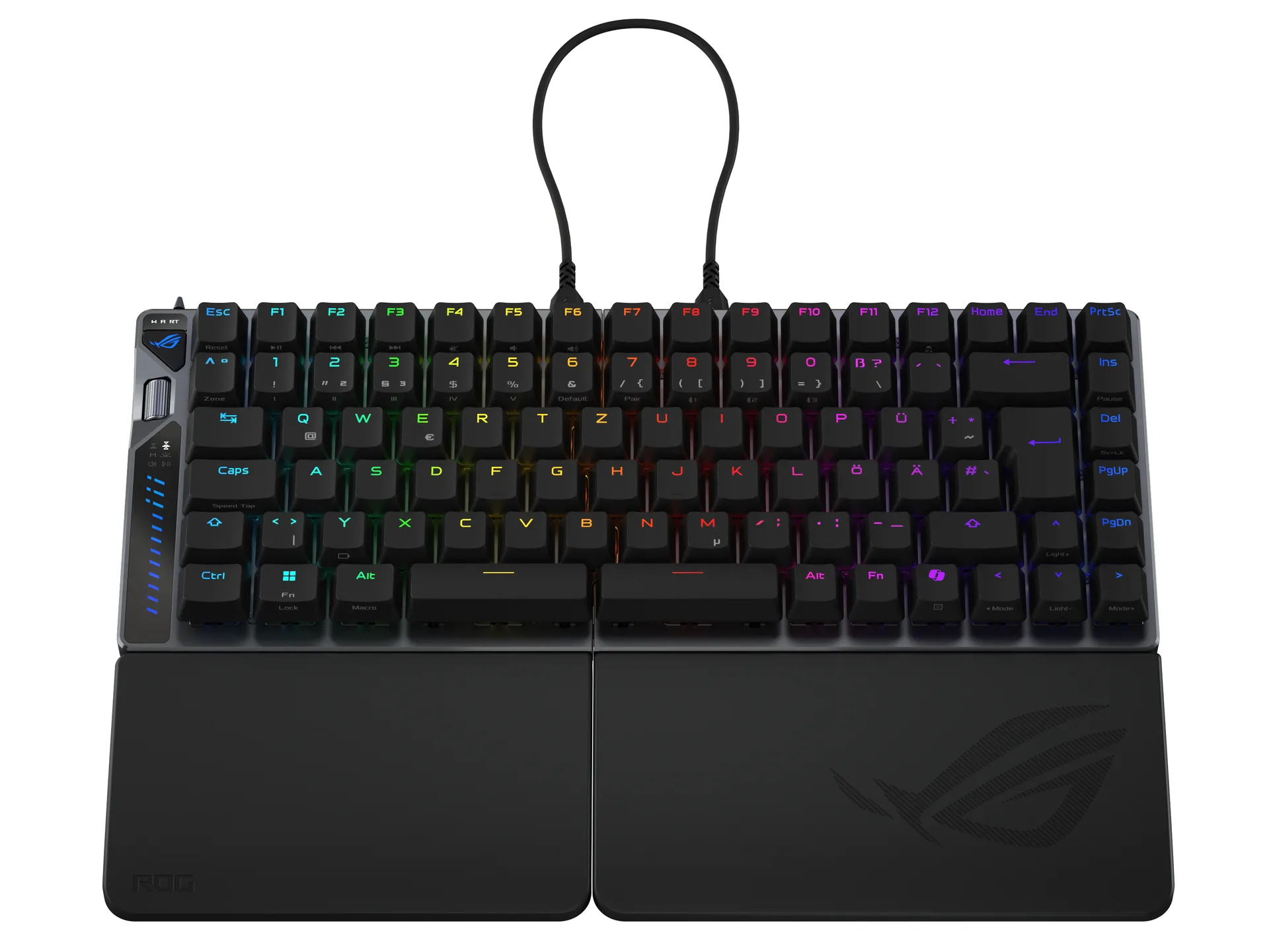 ASUS ROG Falcata Tastatur Gaming USB + RF Wireless + Bluetooth QWERTZ Deutsch Schwarz – Bild 2