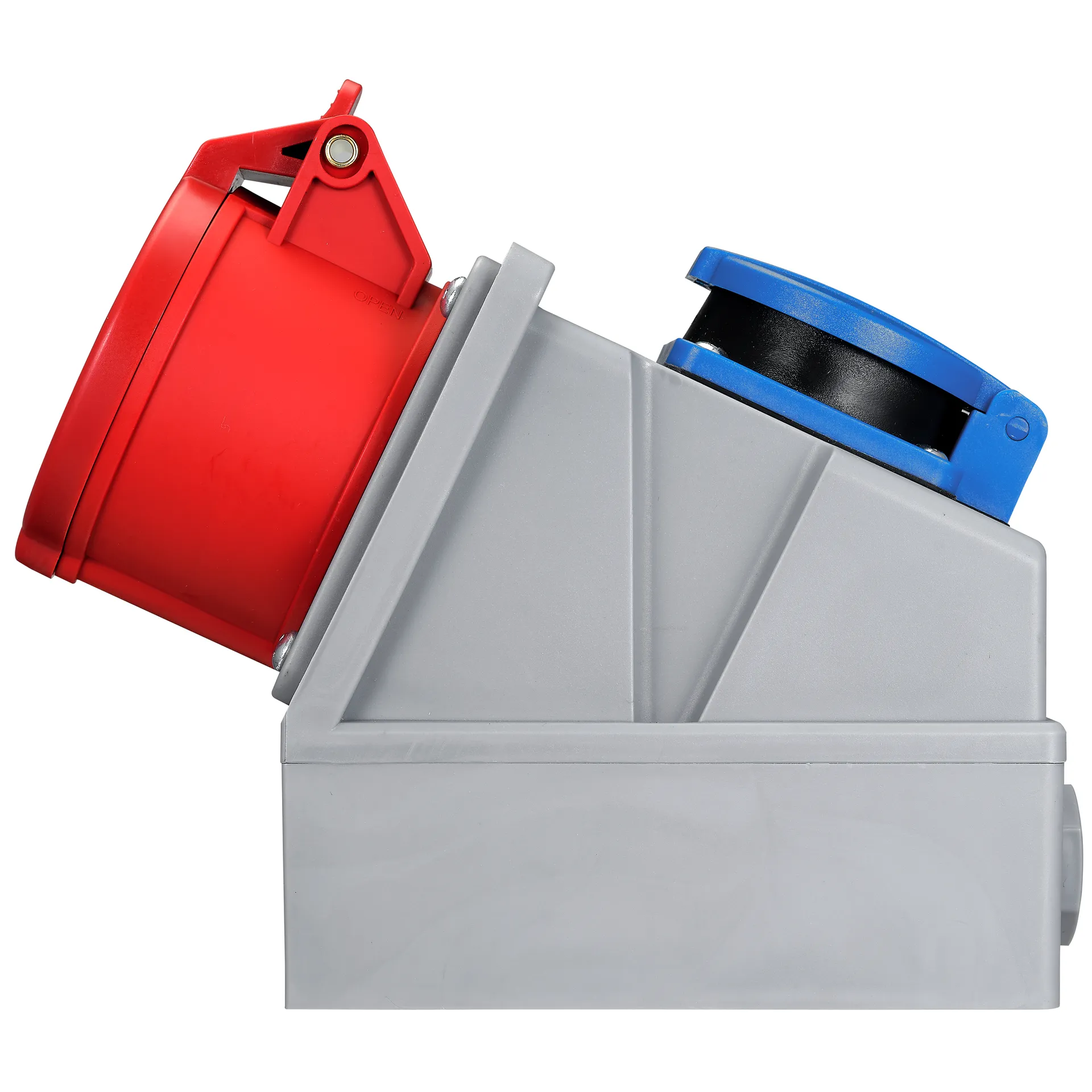 CEE-Kombi-Wanddose McPower, 1x Schutzkontakt, 1x CEE 16A, IP44 – Bild 2