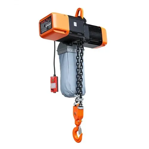 VEVOR Elektrischer Kettenzug 2721 kg, 9,1 m Hubhöhe, Dreiphasig, mit 100 m Funk- & 8,2 m Kabelfernbedienung, G100-Doppelkette, Notstopp, Elektrokettenzug für Fabriken, Lagerhallen, Garagen – Bild 9