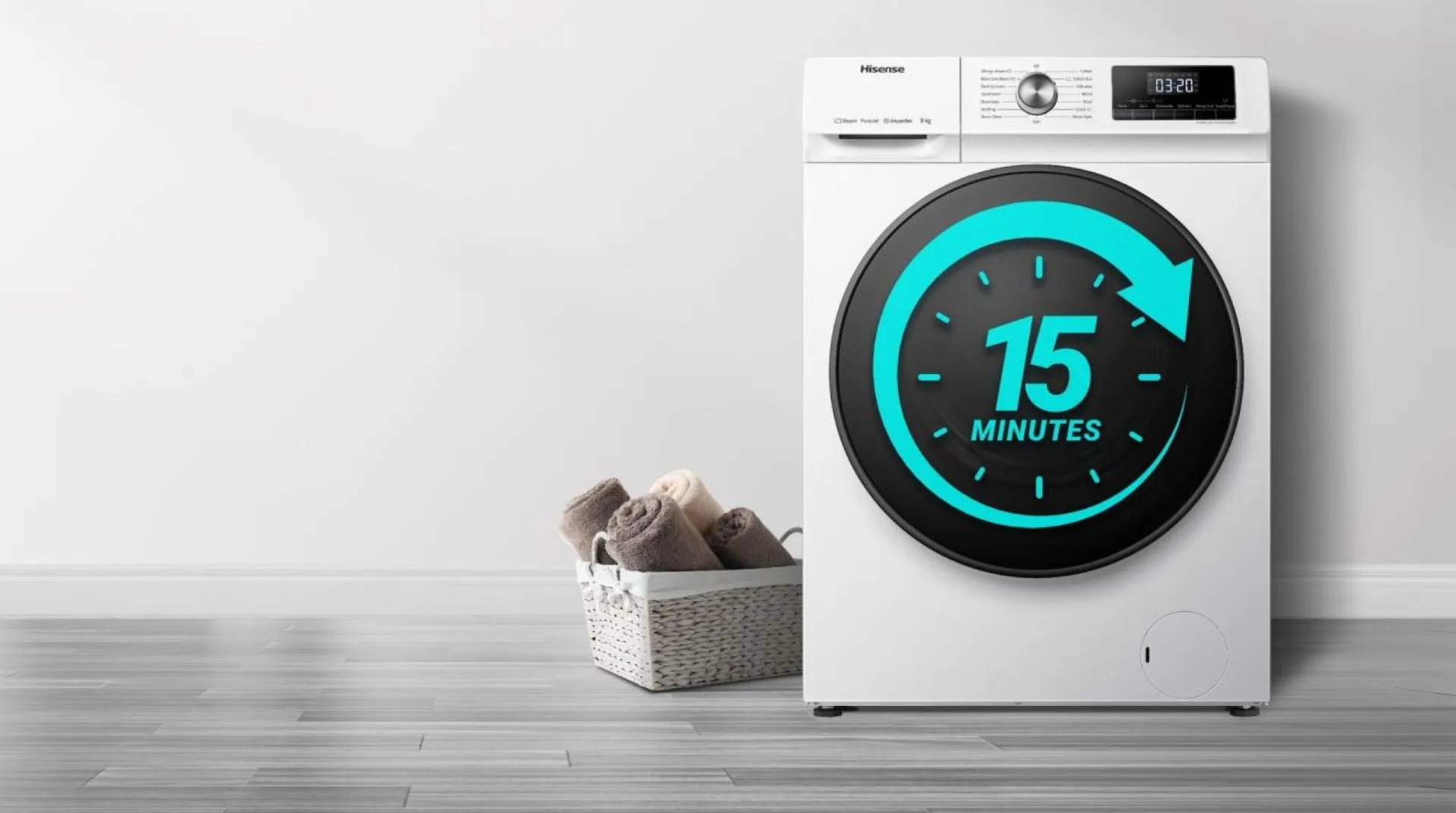 Hisense Freistehend Waschmaschine, 7 kg – Bild 7