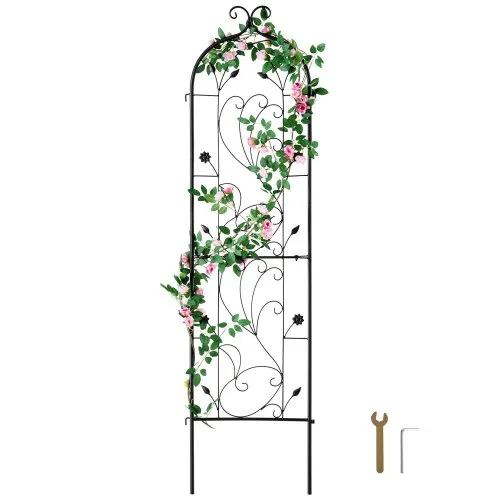 VEVOR Rankhilfe, 38×152 cm, Rankgitter, rostfreies Metallspalier für Gartenblumen, Kletterrosen-Spalier, Gurkenstütze, Kletterhilfe, dekoratives hohes Clematis-Spalier für Innenhöfe & Rasenflächen VEVOR Rankhilfe, 38×152 cm, Rankgitter, rostfreies Metallspalier für Gartenblumen, Kletterrosen-Spalier, Gurkenstütze, Kletterhilfe, dekoratives hohes Clematis-Spalier für Innenhöfe & Rasenflächen