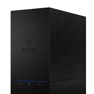 ICY BOX IB-RD3621U3, RAID-System für 2x 3,5″ SATA III HDD zu USB 3.2 Gen 1 Host, RAID 0, 1, Large, Single, schwarz ICY BOX IB-RD3621U3, RAID-System für 2x 3,5″ SATA III HDD zu USB 3.2 Gen 1 Host, RAID 0, 1, Large, Single, schwarz