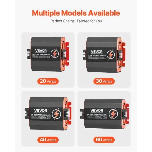 VEVOR 12 V 20 A DC/DC-Ladegerät, 250 W, Ideal für Blei-Säure-, Lithium-, AGM-, GEL- und Nassbatterien, intelligentes mehrstufiges Laden, für Wohnmobile, Nutzfahrzeuge, Boote, Yachten – Bild 6