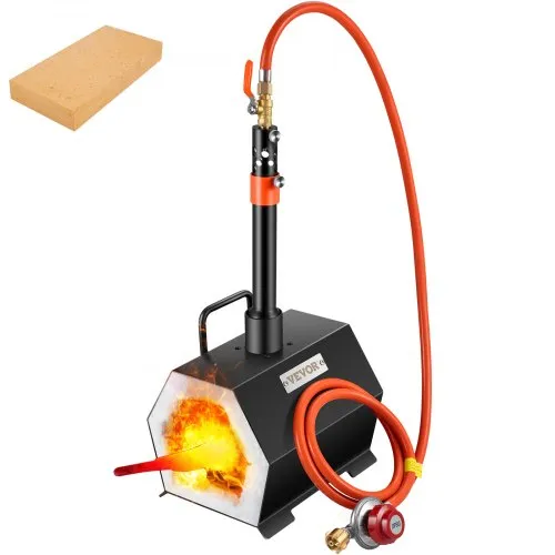 VEVOR Gas Schmiedeofen Sechseck, 250 x 215 x 190 mm Gas Schmiede mit Brenner, Gold, Messing, Bronze, Magnesium, Aluminium, Zinn und Edelstahl, Gas Propan Forge Schmiedeofen 2 m Gasschlauch VEVOR Gas Schmiedeofen Sechseck, 250 x 215 x 190 mm Gas Schmiede mit Brenner, Gold, Messing, Bronze, Magnesium, Aluminium, Zinn und Edelstahl, Gas Propan Forge Schmiedeofen 2 m Gasschlauch