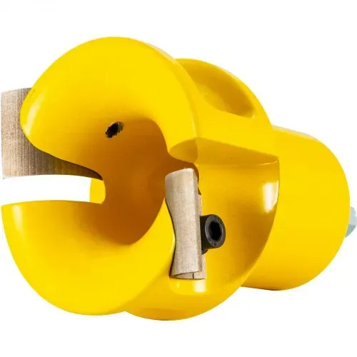 VEVOR Zapfenschneider Forstnerbohrer 38 mm, 4 Klingen Zapfenschneider Forstner Bit Zapfenschneider Set für Balkenbetten, Balkengeländer, Balkenzäune, Balkentische usw. Forstnerbohrer Set Gelb – Bild 10