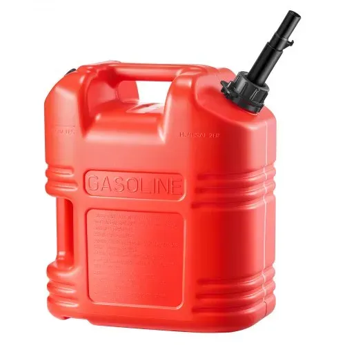 VEVOR Kraftstoffkanister, 19 L, Benzinkanister mit Ausguss & klarer Skala, max. Durchflussrate15 L/min, Flüssigkeitsbehälter für die meisten Autos, Motorräder, ATVs und UTVs, rot, 1 Stk. – Bild 8