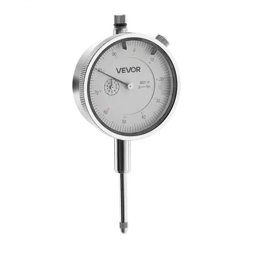 VEVOR Messuhr Imperial, 0,001 Zoll/0,03 mm Genauigkeit, 0–1 Zoll/0–25,4 mm Messbereich, gut lesbares großes Zifferblatt, professionell für Innendurchmessermessung, Rundlauferkennung, Ebenheitsprüfung – Bild 8
