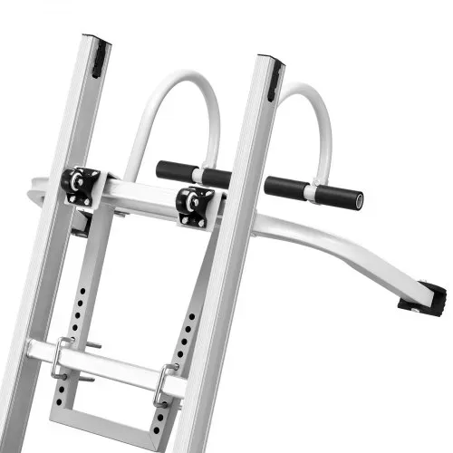 VEVOR Leiterstabilisator, 2-in-1-Abstandshalterhaken für Verlängerungswandleitern, Zubehör für Dachfirstleitern horizontal/vertikal, T-Stange mit Stahl-Gummi-Griff, schneller Zugang zu steilen Dächern – Bild 8