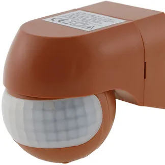 Aufputz Bewegungsmelder „CBM-Slim“ 180° LED geeignet, IP44, 1-800W, ziegelrot Aufputz Bewegungsmelder „CBM-Slim“ 180° LED geeignet, IP44, 1-800W, ziegelrot