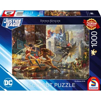 Thomas Kinkade Studios: DC Justice League – The Women of DC, Puzzle Thomas Kinkade Studios: DC Justice League – The Women of DC, Puzzle