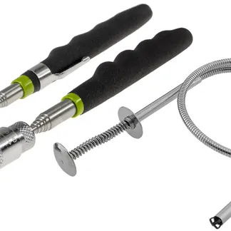 Pick up Teleskop-Tool Set „CT-3-in-1“ Spiegel, LED mit Magnet,flexibel Greifer Pick up Teleskop-Tool Set „CT-3-in-1“ Spiegel, LED mit Magnet,flexibel Greifer