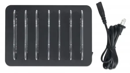 Manhattan 6-Port USB-Ladestation, Sechs USB-A-Ports, bis zu 2,4 A/5 V pro Port, 50 W Ausgangsleistung gesamt, schwarz – Bild 5