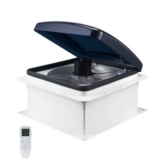 VEVOR Wohnmobil-Lüfter, Dachventilator 12 V, leistungsstarker 10-Gang-Wendelüfter mit Fernbedienung, eingebauter Gleichstrommotor, elektrischer Deckel, passend für 35,6×35,6 cm große Dachöffnungen VEVOR Wohnmobil-Lüfter, Dachventilator 12 V, leistungsstarker 10-Gang-Wendelüfter mit Fernbedienung, eingebauter Gleichstrommotor, elektrischer Deckel, passend für 35,6×35,6 cm große Dachöffnungen