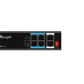 Milesight IoT Milesight 4-Port PoE Switch, MS-S0204-EL Milesight IoT Milesight 4-Port PoE Switch, MS-S0204-EL