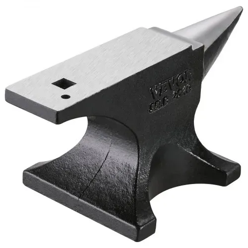 VEVOR Einzelhornamboss Amboss aus Gussstahl 25 kg runder Hornamboss mit hoher Härte & großer Arbeitsplatte & stabiler Basis, Metallbearbeitungswerkzeug zum Biegen Formen und Verdrehen von Metall – Bild 8