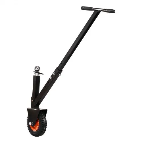 VEVOR Rangierhilfe Anhänger, 136kg Stützlastkapazität, 42 & 56cm höhenverstellbarer Anhängerwagen, mit 47,6 & 50,8mm Kugeln, 8,5 Zoll pneumatischem Gummireifen, zum Bewegen von Wohnmobilanhängern – Bild 9